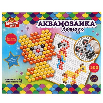 Аквамозаика "Животные" 300 бусин 315219--