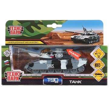Коллекционная металлическая модель «Танк Т-90»